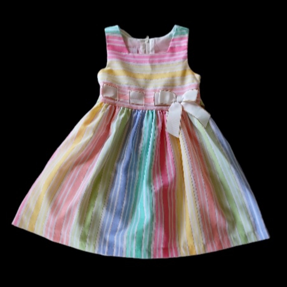BONNIE JEAN Girl's Striped Dress, size 5 - Picture 3 of 16